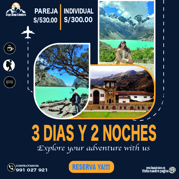 PAQUETE TURISTICO 3 DIAS Y 2 NOCHES 
